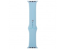 Ремешок для Apple Watch 38mm/40mm/41mm (силикон,небесно-голубой), размер M/L