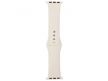 Ремешок для Apple Watch 42mm/44mm/45mm/49mm (силикон,молочный), размер M/L