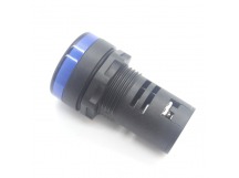 Индикаторы на панель QNELE AD22-LED/Blue Индикатор на панель синий220В (22мм) пластик