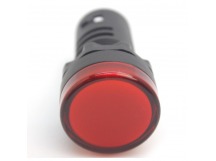 Индикаторы на панель QNELE AD22-LED/Red Индикатор на панелькрасный 220В (22мм) пластик