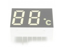 Индикаторы светодиодные NONAME CL4213AW (Белый) Цифровойиндикатор температуры 0,4" 2 разряда, ОК