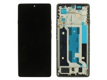 Дисплей для Tecno Camon 40 4G (CM5) + тачскрин + рамка (черный), FullORIG