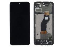 Дисплей для Tecno Spark Go 2 (KM4) + тачскрин + рамка (черный), FullORIG