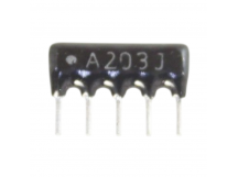 Резисторные сборки NONAME AH05-A203J Резисторная сборка 4x20 кОм5%