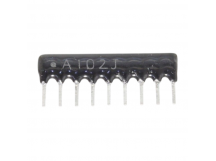 Резисторные сборки NONAME AH09-A102J Резисторная сборка 8x1 кОм5%