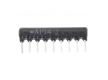 Резисторные сборки NONAME AH09-A104J Резисторная сборка 8x100кОм 5%