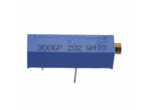 Резисторы подстроечные BOCHEN 3006P-202 Резистор подстроечныймногооборотный 2 кОм 10%