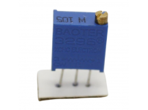 Резисторы подстроечные BOCHEN 3296W-105 Резистор подстроечныймногооборотный 1 МОм 10%