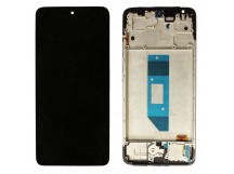 Дисплей для Xiaomi Redmi Note 14 4G + тачскрин + рамка (черный),ОРИГ 100%