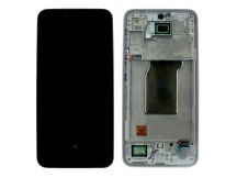 Дисплей для Samsung SM-A356 Galaxy A35 5G (2024) + тачскрин + рамка(лаванда), ОРИГ100%