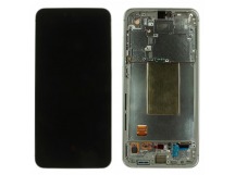 Дисплей для Samsung SM-S721 Galaxy S24 FE 5G + тачскрин + рамка(серебро), ОРИГ100%