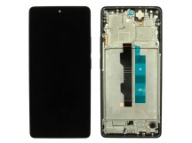 Дисплей для Xiaomi Redmi Note 13 Pro 4G + тачскрин + рамка (черный),ОРИГ 100%