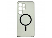 Чехол-накладка - ORG PC Clear Case SafeMag для "Samsung Galaxy S25 Ultra" (black) (244575)