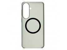 Чехол-накладка - ORG PC Clear Case SafeMag для "Samsung Galaxy S26 +" (black) (244577)