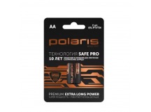 Батарейка алкалиновая AA (LR6) POLARIS Premium 1.5V (цена за 1шт, блистер 2 шт)