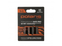 Батарейка алкалиновая AA (LR6) POLARIS Premium 1.5V (цена за 1шт, блистер 4 шт)