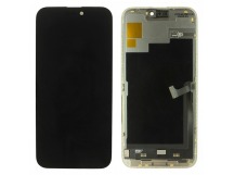 Дисплей для iPhone 15 Pro Max + тачскрин + рамка (черный), SOFTOLED OEM 120Hz