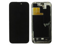 Дисплей для iPhone 14 Pro + тачскрин + рамка (черный), SOFT OLEDOEM 120Hz