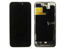 Дисплей для iPhone 14 Pro Max + тачскрин + рамка (черный), SOFTOLED OEM 120Hz