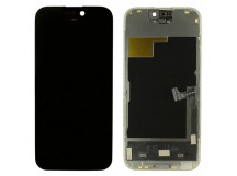 Дисплей для iPhone 15 Pro + тачскрин + рамка (черный), SOFT OLED DD(Diagnosable Screen, без ошибки) 120Hz