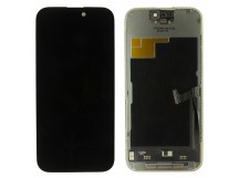 Дисплей для iPhone 15 Pro + тачскрин + рамка (черный), SOFT OLEDOEM 120Hz