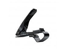 Автомобильный держатель (Mouth Car Mount, пластик, двойной зажим)(SUDZ-01) черный, Baseus