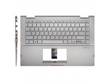 Топ-панель 90NB0S02-R31RU0 для ноутбука Asus серебро без подсветки (для моделей с SD-портом)