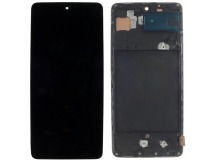Дисплей для Samsung SM-A715 Galaxy A71 (2019) + тачскрин + рамка(черный), In-Cell