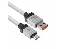 Кабель Baseus CoolPlay Series 100W (Быстрая зарядка) (USB A - USB C) (1m) (White)