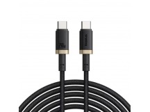 Кабель Baseus Dura 240W (Быстрая зарядка) (USB C - USB C) (1m) (Gold Black)