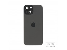 Задняя крышка (стекло) в сборе с рамкой iPhone 15 Оригинал (Black)