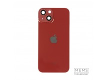 Задняя крышка (стекло) в сборе с рамкой iPhone 14 Оригинал (Red)