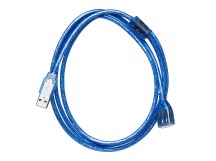 Кабель-удлинитель USB Glossar 7,5W 150см 1,5A  (blue) (245799)