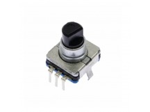 Энкодеры Ruichi EC11SM Инкрементальный энкодер 30 щел./15 имп. скнопкой SPST-NO длина вала 10мм