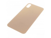 Задняя крышка для iPhone XS (золото) с широким отверстием, ориг