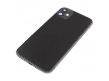 Задняя крышка для iPhone 11 (черный) в сборе, ориг