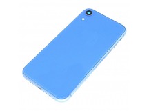 Задняя крышка для iPhone XR (синий) в сборе, ориг