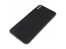 Задняя крышка для iPhone XS Max (серый) в сборе, ориг