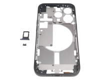 Средняя часть корпуса для iPhone 15 Pro (черный), ориг