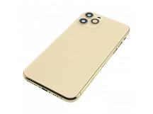 Задняя крышка для iPhone 11 Pro (золото) в сборе, ориг