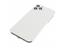 Задняя крышка для iPhone 11 Pro (серебро) в сборе, ориг