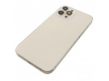 Задняя крышка для iPhone 12 Pro Max (золото) в сборе, ориг