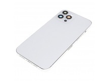 Задняя крышка для iPhone 12 Pro Max (серебро) в сборе, ориг