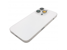 Задняя крышка для iPhone 14 Pro (серебро) в сборе, ориг