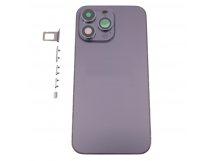 Задняя крышка для iPhone 14 Pro Max (темно-фиолетовый) в сборе, ориг