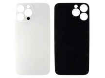 Задняя крышка для iPhone 13 Pro Max (серебро) с широкимиотверстиями