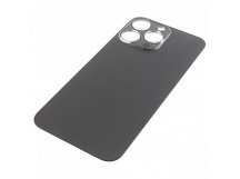 Задняя крышка для iPhone 15 Pro Max (черный) с широкимиотверстиями, ориг