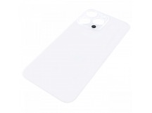 Задняя крышка для iPhone 14 Pro Max (серебро) с широкимиотверстиями, ориг