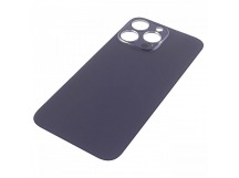 Задняя крышка для iPhone 14 Pro Max (темно-фиолетовый) с широкимиотверстиями, ориг