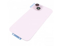 Задняя крышка для iPhone 15 (розовый) в сборе, ориг